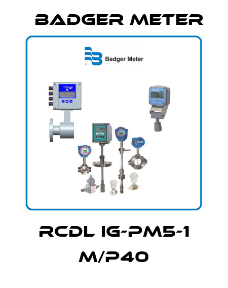RCDL IG-PM5-1 M/P40 Badger Meter
