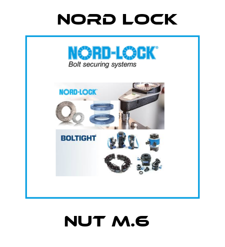 NUT M.6   Nord Lock
