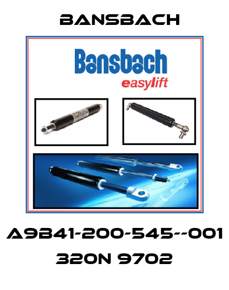 A9B41-200-545--001 320N 9702 Bansbach