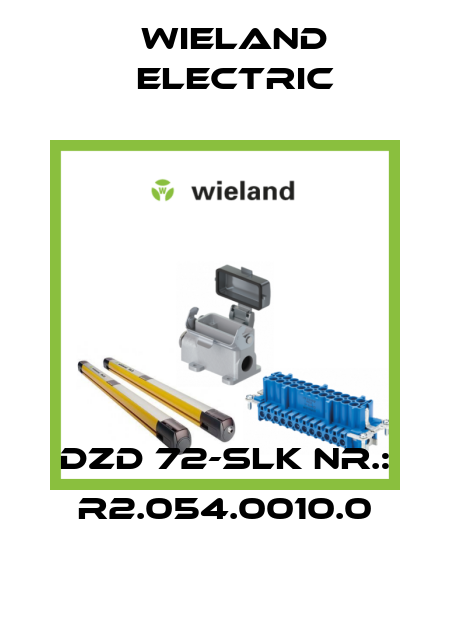 DZD 72-SLK Nr.: R2.054.0010.0 Wieland Electric