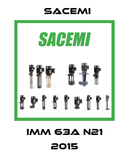 IMM 63A N21 2015 Sacemi