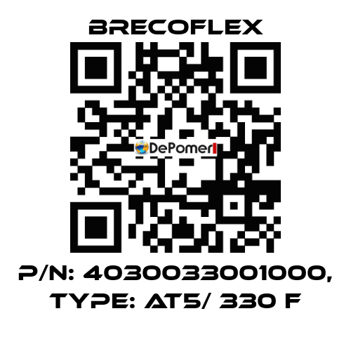 P/N: 4030033001000, Type: AT5/ 330 F Brecoflex