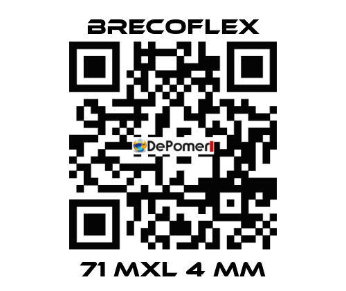 71 MXL 4 mm Brecoflex