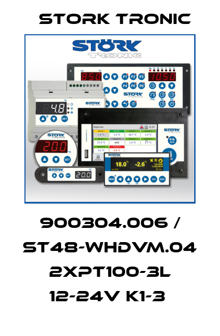 900304.006 / ST48-WHDVM.04 2xPt100-3L 12-24V K1-3  Stork tronic