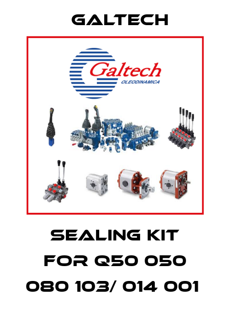 Sealing kit for Q50 050 080 103/ 014 001  Galtech