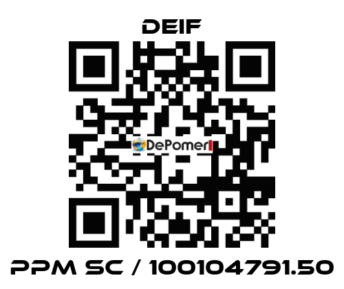 PPM SC / 100104791.50 Deif