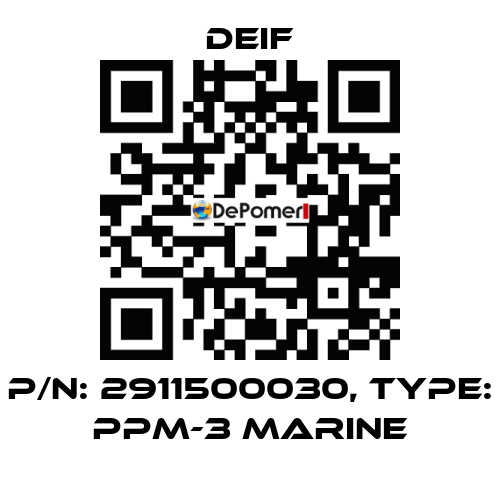 P/N: 2911500030, Type: PPM-3 Marine Deif