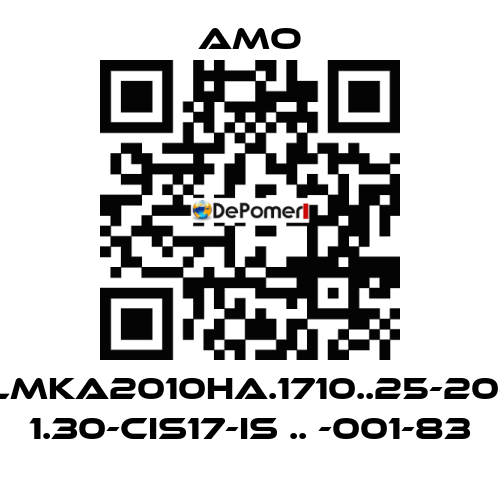 LMKA2010HA.1710..25-20- 1.30-CIS17-IS .. -001-83 Amo