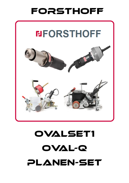 OVALSET1 OVAL-Q PLANEN-SET Forsthoff