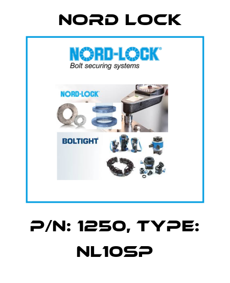 p/n: 1250, type: NL10sp Nord Lock
