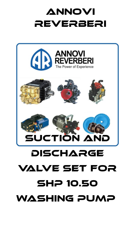 SUCTION AND DISCHARGE VALVE SET FOR SHP 10.50 WASHING PUMP  Annovi Reverberi