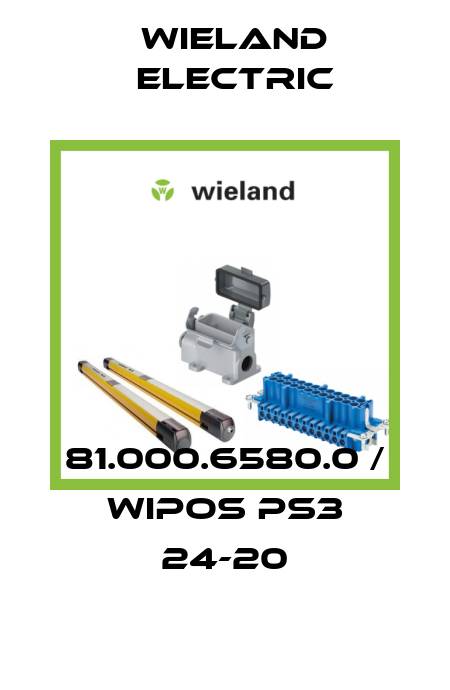 81.000.6580.0 / WIPOS PS3 24-20 Wieland Electric