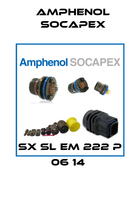 SX SL EM 222 P 06 14  Amphenol Socapex