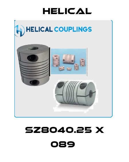 SZ8040.25 X 089  Helical