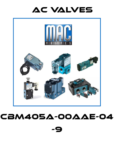 CBM405A-00AAE-04 -9 МAC Valves