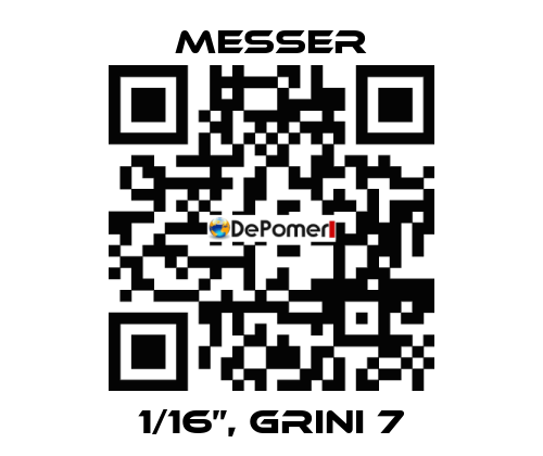 1/16”, GRINI 7 Messer