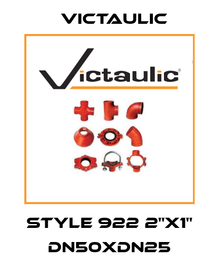 style 922 2"x1" DN50xDN25 Victaulic