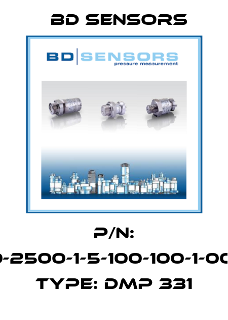 P/N: 110-2500-1-5-100-100-1-000, Type: DMP 331 Bd Sensors