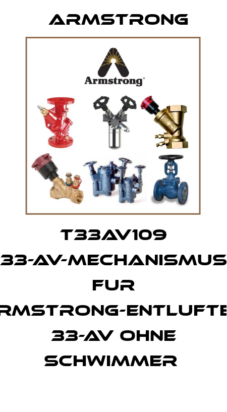 T33AV109 33-AV-MECHANISMUS FUR ARMSTRONG-ENTLUFTER 33-AV OHNE SCHWIMMER  Armstrong
