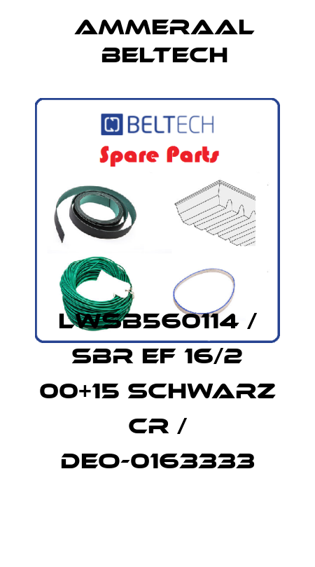 LWSB560114 / SBR EF 16/2 00+15 schwarz CR / DEO-0163333 Ammeraal Beltech