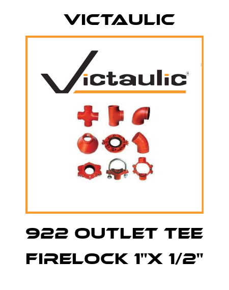 922 Outlet Tee FIRELOCK 1"x 1/2" Victaulic