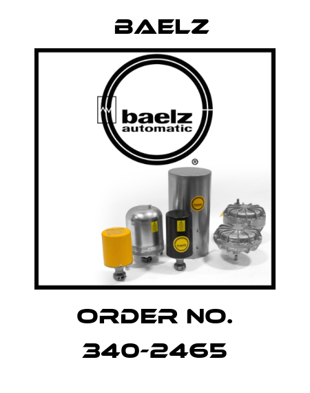 Order no. 340-2465 Baelz