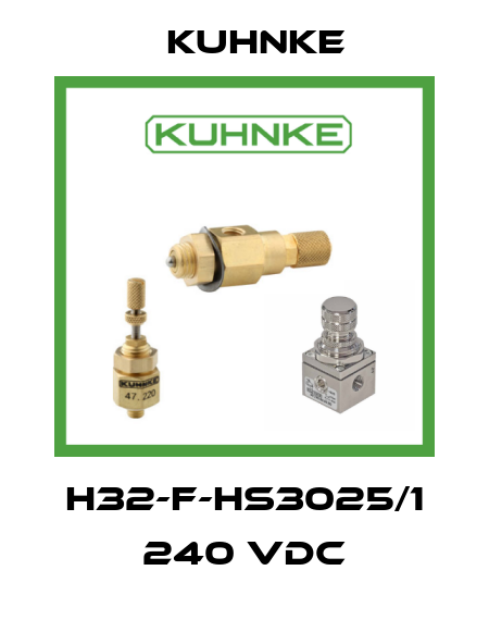 H32-F-HS3025/1 240 VDC Kuhnke