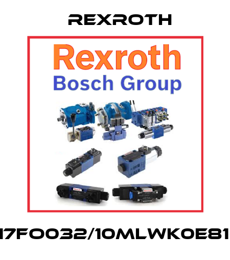 A17FO032/10MLWK0E81-0 Rexroth