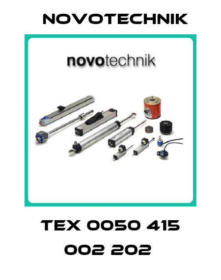 TEX 0050 415 002 202  Novotechnik