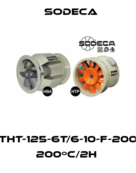 THT-125-6T/6-10-F-200  200ºC/2H  Sodeca