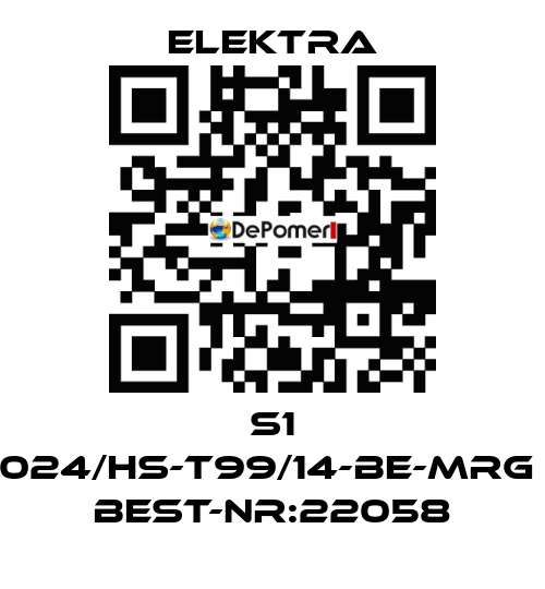 S1 024/HS-T99/14-BE-MRG  Best-Nr:22058 ELEKTRA