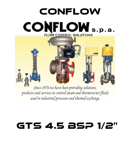 GTS 4.5 BSP 1/2" CONFLOW