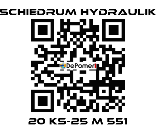 20 KS-25 M 551 SCHIEDRUM HYDRAULIK