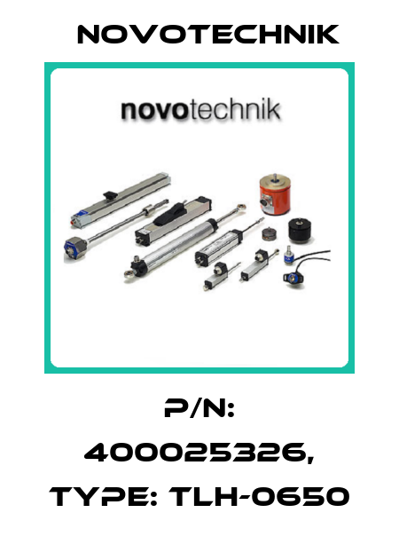 P/N: 400025326, Type: TLH-0650 Novotechnik