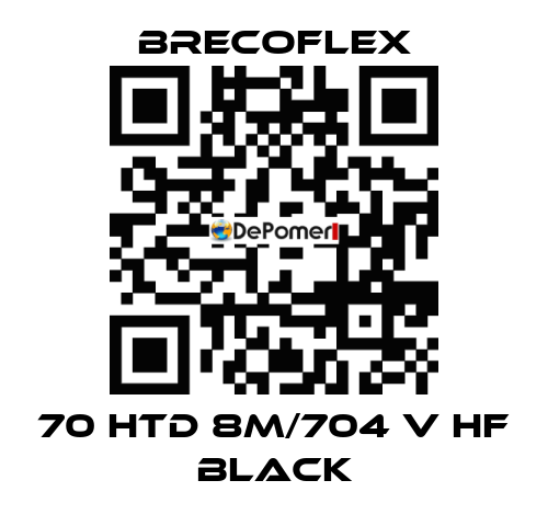 70 HTD 8M/704 V HF Black Brecoflex