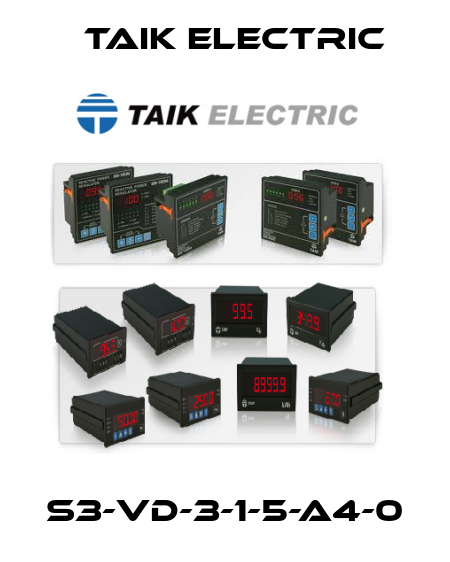 S3-VD-3-1-5-A4-0 TAIK ELECTRIC