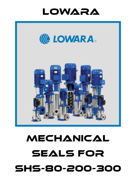 MECHANICAL SEALS FOR SHS-80-200-300 Lowara