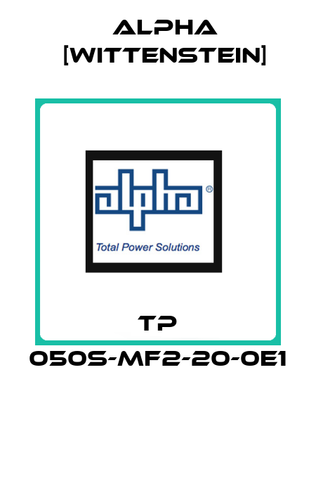 TP 050S-MF2-20-0E1  Alpha [Wittenstein]