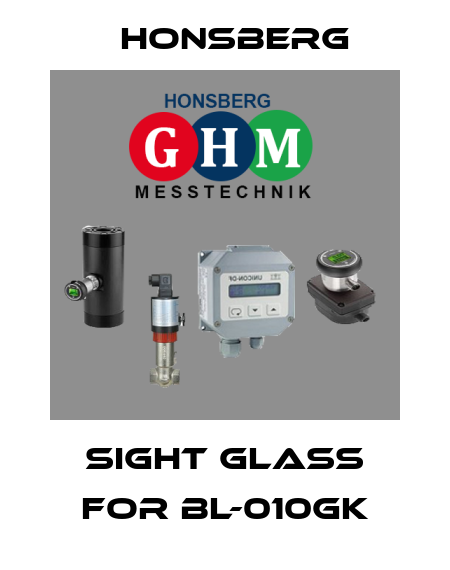 Sight glass for BL-010GK Honsberg