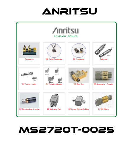 MS2720T-0025 Anritsu