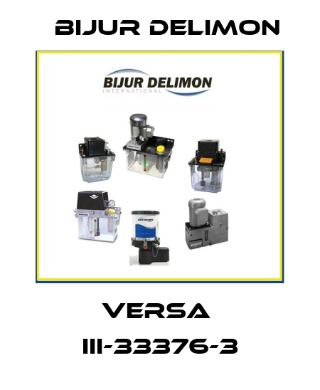 VERSA  III-33376-3 Bijur Delimon