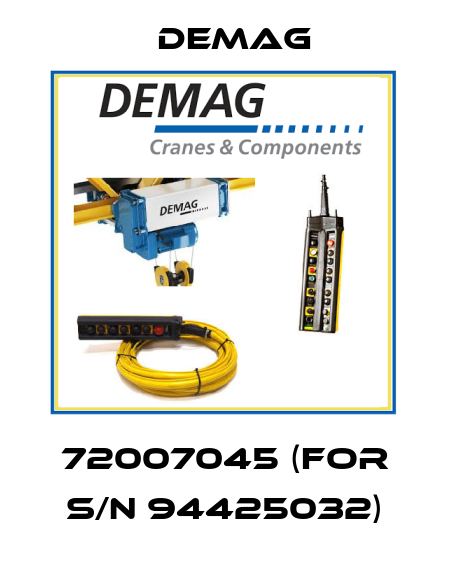 72007045 (for s/n 94425032) Demag