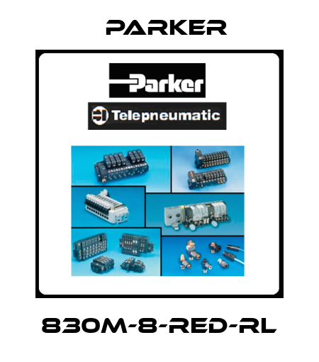 830M-8-RED-RL Parker