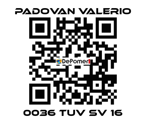 0036 TUV SV 16 PADOVAN VALERIO