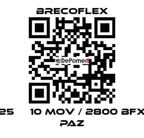 25 АТ10 MOV / 2800 BFX PAZ Brecoflex