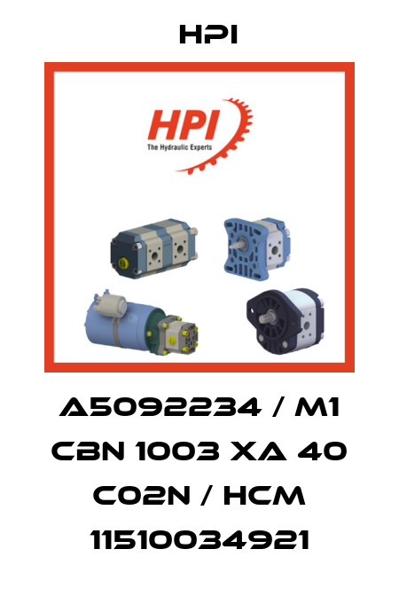 A5092234 / M1 CBN 1003 XA 40 C02N / HCM 11510034921 HPI
