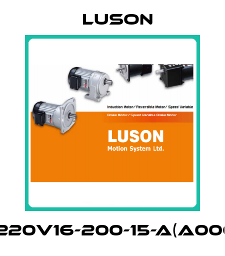 J220V16-200-15-A(A000) Luson