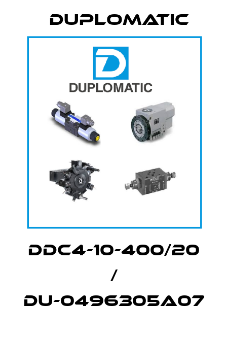DDC4-10-400/20 / DU-0496305A07 Duplomatic