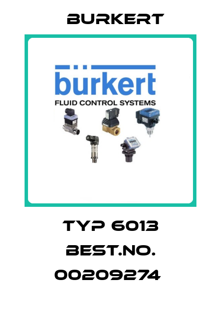 TYP 6013 BEST.NO. 00209274  Burkert
