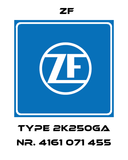 Type 2K250GA Nr. 4161 071 455 Zf